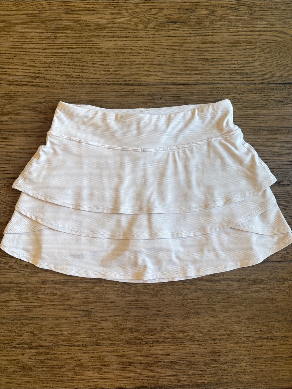 Athleta White Layered Girls' Skort
